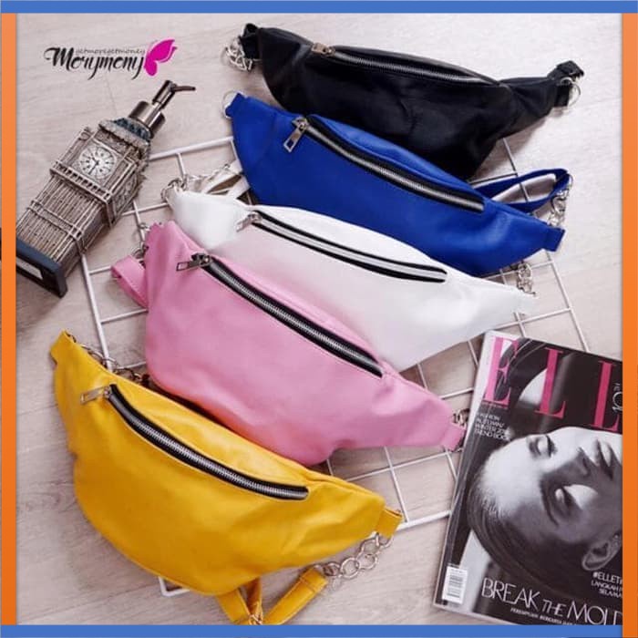 WAISTBAG WANITA / TAS SELEMPANG CEWEK IMPORT KULIT BRANDED / SLINGBAG NAGITA SLAVINA MURAH