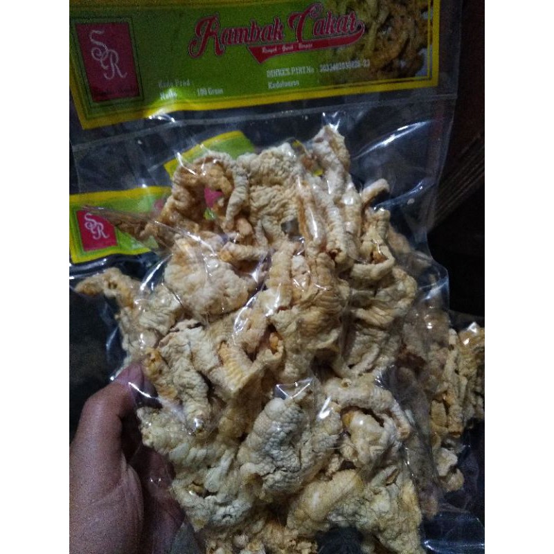 

Keripik Rambak Cakar Ayam berat 100gr