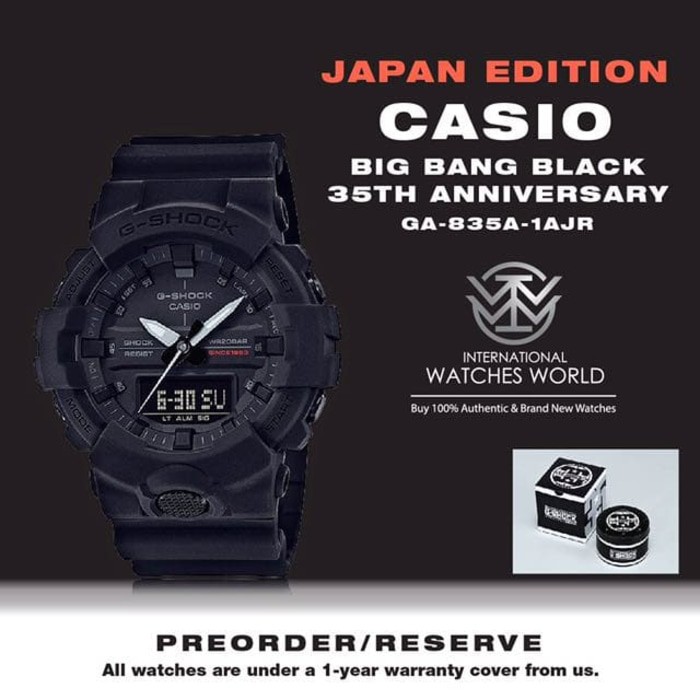 Limited Model G-Shock 35th Anniversary GA-835A-1A Original
