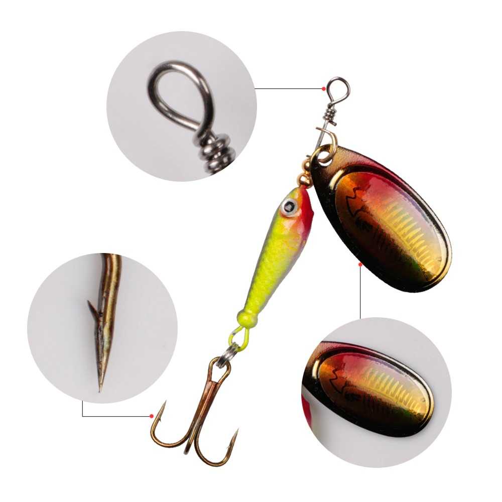 LUSHAZER Umpan Pancing Ikan Spinner Fishing Lure 9G - LU79