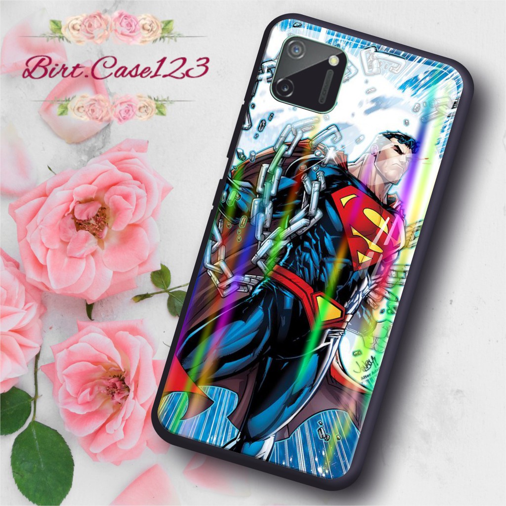 BC Case Gambar SUPERMAN back case glass aurora iphone 5g 6g 6g+ 7g 7g+ 8g 8g+ x xr xs max 11 5,8 6,1