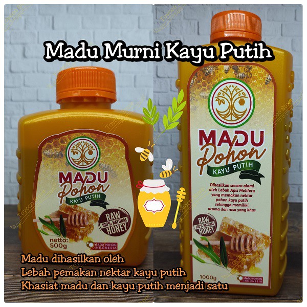 Madu Murni Raw Honey Bee Pollens  Madu Asli Dari Sarangnya 1 kg Madu Hutan Original 100% Alami Tanpa Campuran 1kg