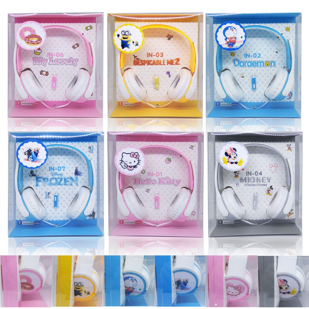 GoodCase - Headphone Cartoon Stereo Headset Character