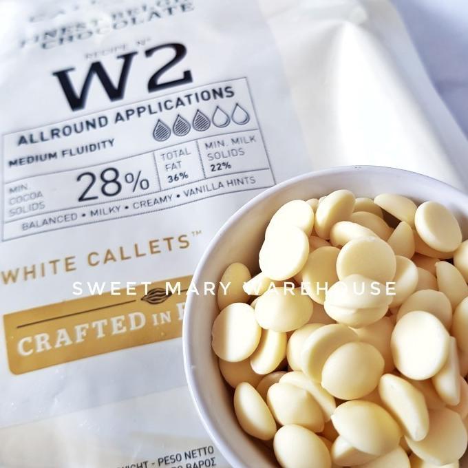 

Callebaut W2 WHITE 2,5kg Chocolate Couverture 28% 2.5kg ---NEW---