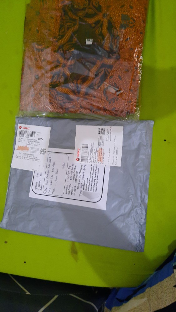 Tunik Jumbo Batik Sogan Solo  | Dress Batik Sogan Asli Solo Xxl Xxxl