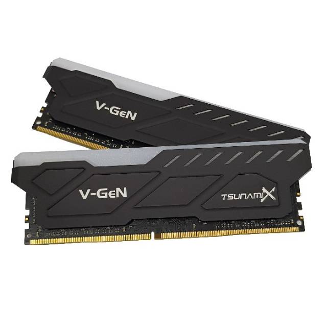 DDR4 16GB (2×8GB) V-GeN Tsunami X RGB 2666 3000 3200 3333 Mhz RAM Gaming Vgen