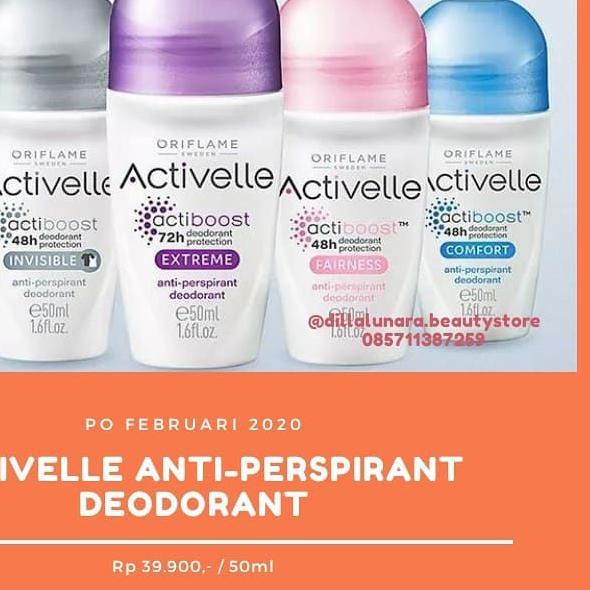➾ Activelle Fairness/ Extreme/ Fresh/ Comfort/ Invisible Deodorant Roll on ❂