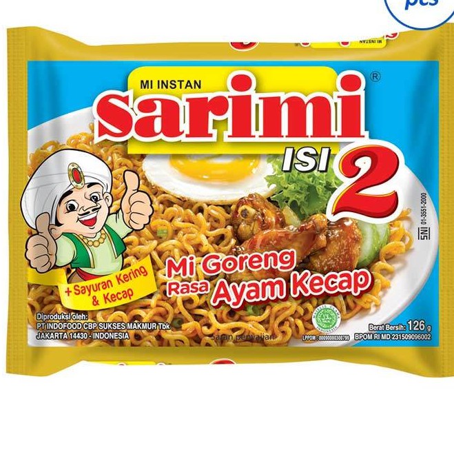 Sarimi Isi 2 Mi Goreng Ayam Kecap - Mie Goreng - Sarimi Goreng Ayam