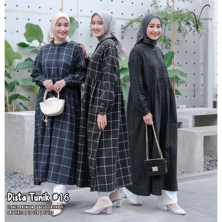 DISTA LONG TUNIK LONG TUNIK IMPORT / Atasan Tunik Flanel Jumbo LD 120 / Atasan long Tunik Jumbo