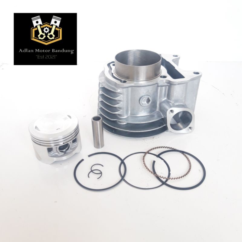 PAKET BLOK BLOCK BORING SEHER RACING BEAT KARBU 53 MM SCOOPY KARBU BORE UP BEST PRODUCK