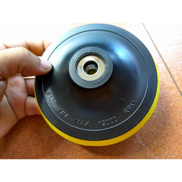 Tatakan amplas velcro 4 inch isi 2 pcs