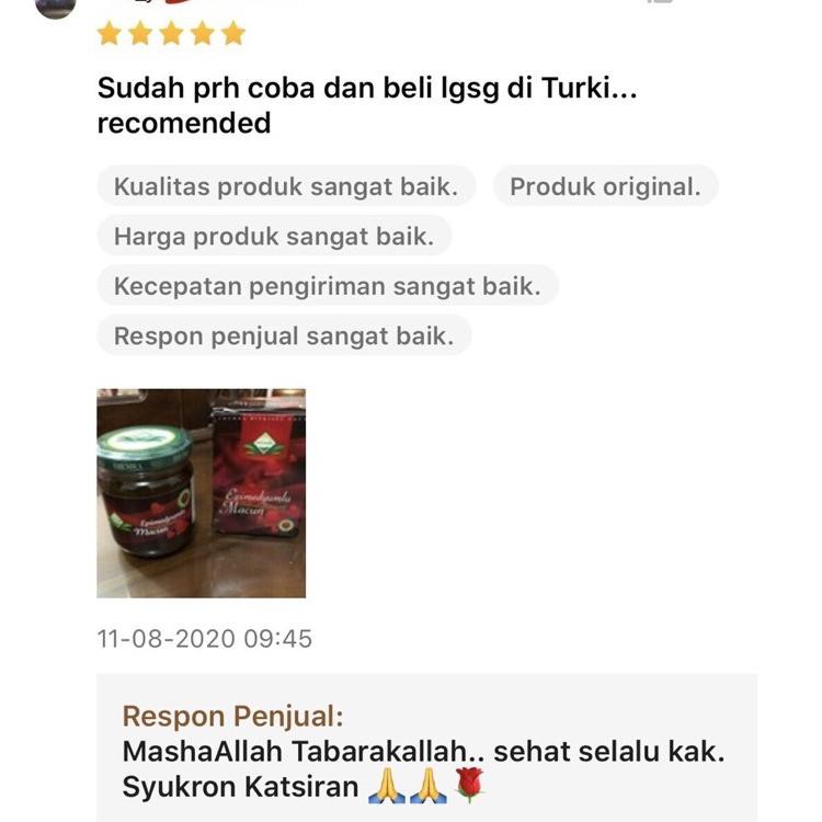 

MADU MACUN TURKI ORIGINAL 240Gr P36T