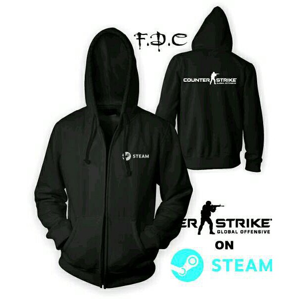 SALE Jaket Counter Strike CS GO BIG SIZE Ukuran M L XL XXL XXXL XXXXL XXXXXL | JAKET DOTA 2 | CASUAL