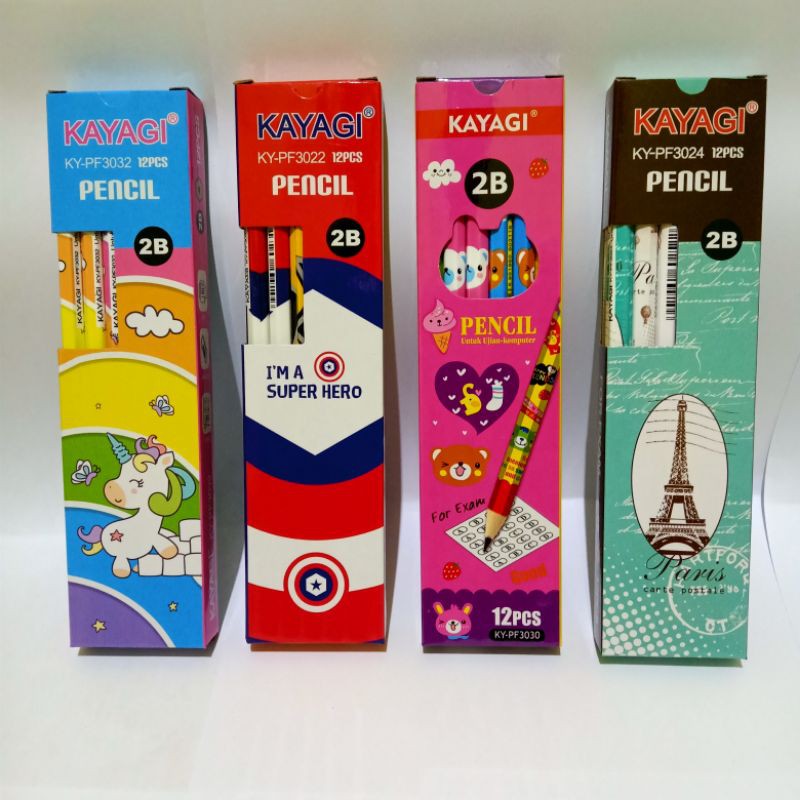 

ECER ( 1 PCS ) Pensil 2B Motif Anak Kayagi