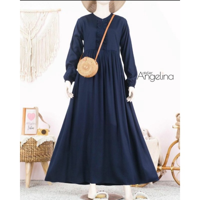 SARAH DRESS ATELIER ANGELINA (basic navy, genjie soft-blue Magnolia maroon, Laurel Choco, Inca Yello