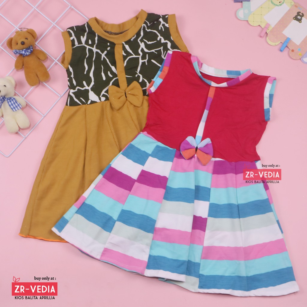 Dress Lala uk. 3-4 th / Baju Anak Perempuan Anak Balita Murah Gaun Pesta Anak Dres Anak Lucu