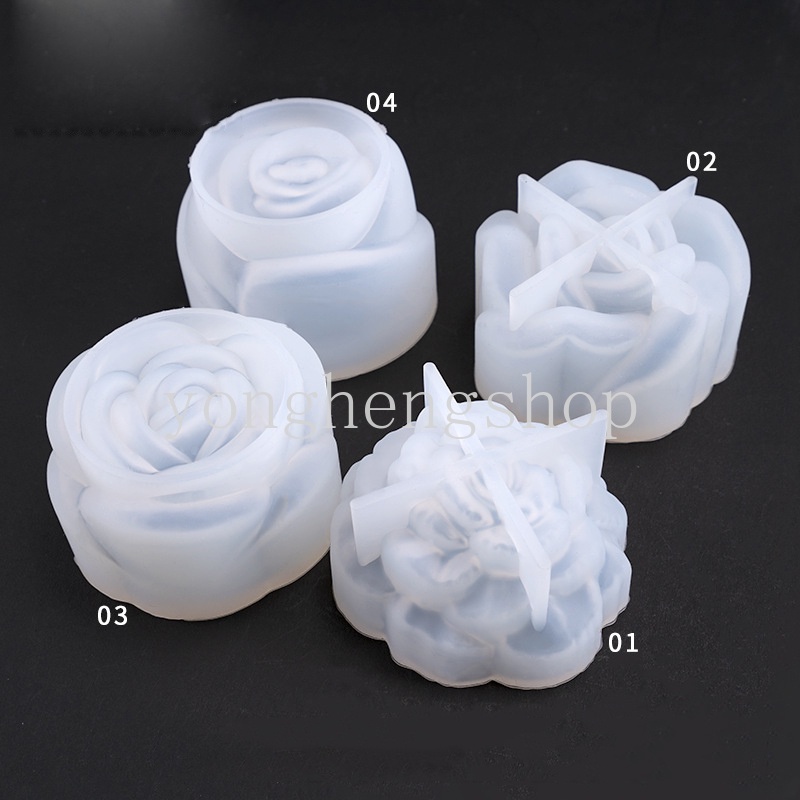 Cetakan Resin Bentuk Bunga 3d Bahan Silikon Untuk Membuat Perhiasan