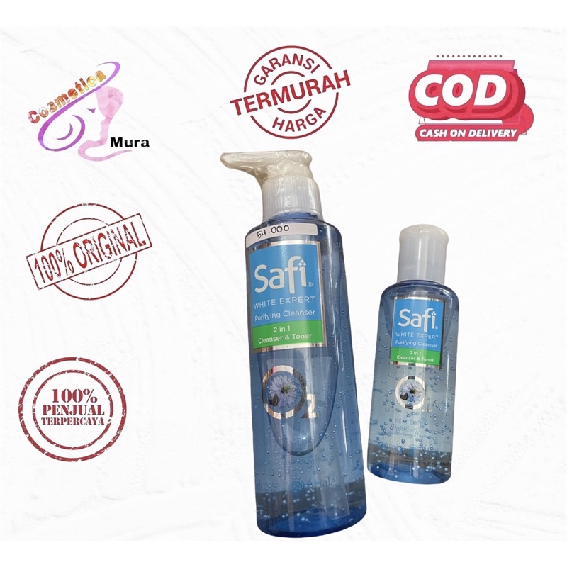 PROMO SALE || safi white expert purifying acne expert 2in1 cleanser toner