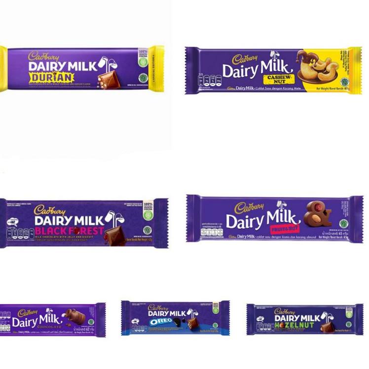 

(J-UAT> (♥> ✨NAZILLA✨ CADBURY Dairy Milk Coklat 62gr (banyak diminati>
