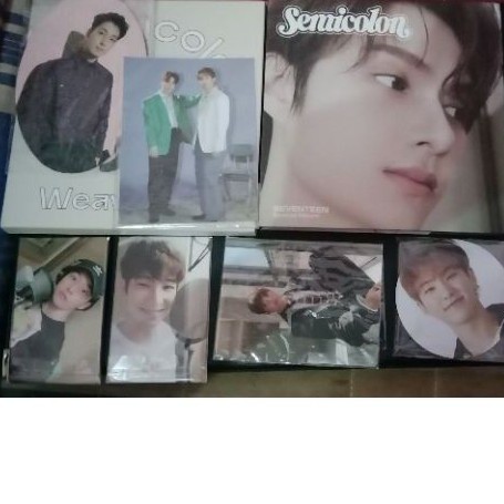 Album semicolon seventeen oval photocard wonwoo pc cc hoshi minicard DK OTP vernon dk