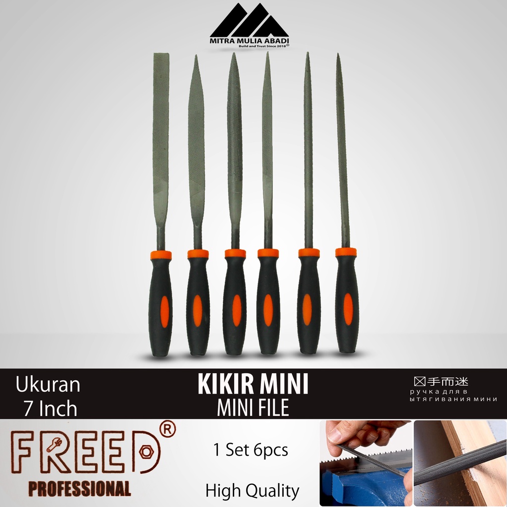 Kikir Mini Freed 1 Set ( 6 PCS ) | Mini File