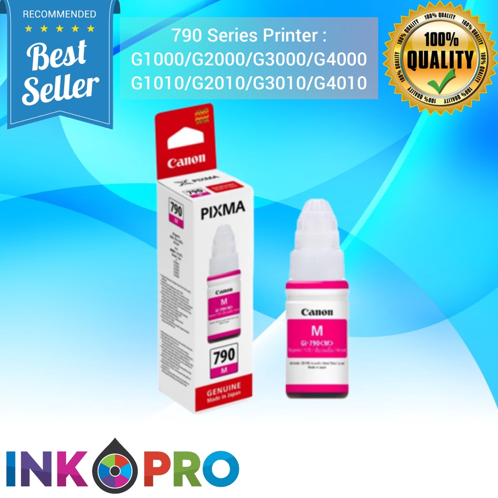 TINTA CANON GI 790 1Set PREMIUM Untuk Printer CANON G1000, G2000, G2002, G3000, G4000