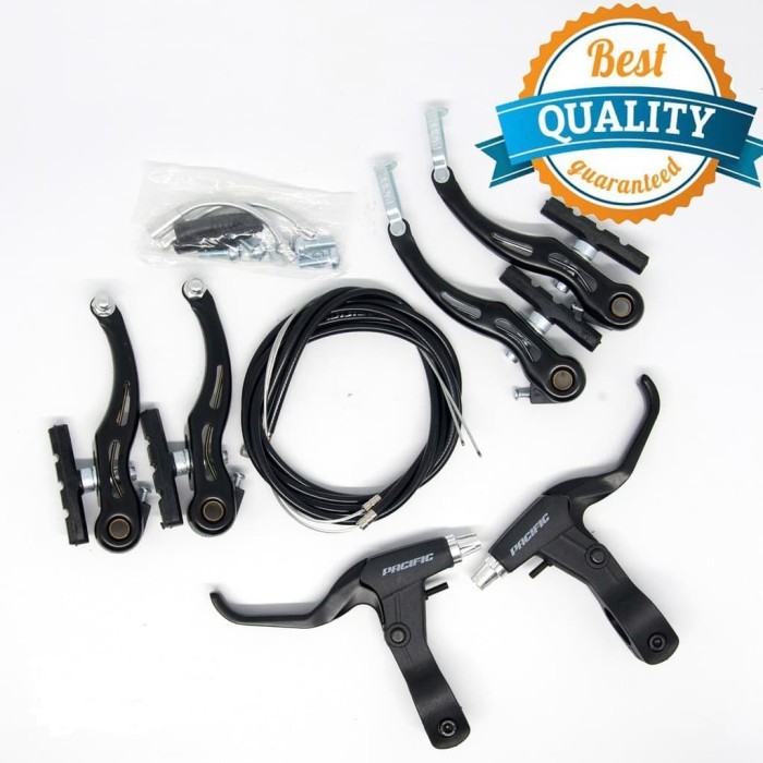 Rem V-BRAKE Pacific Komplit Set Sepeda MTB / BMX / LIPAT