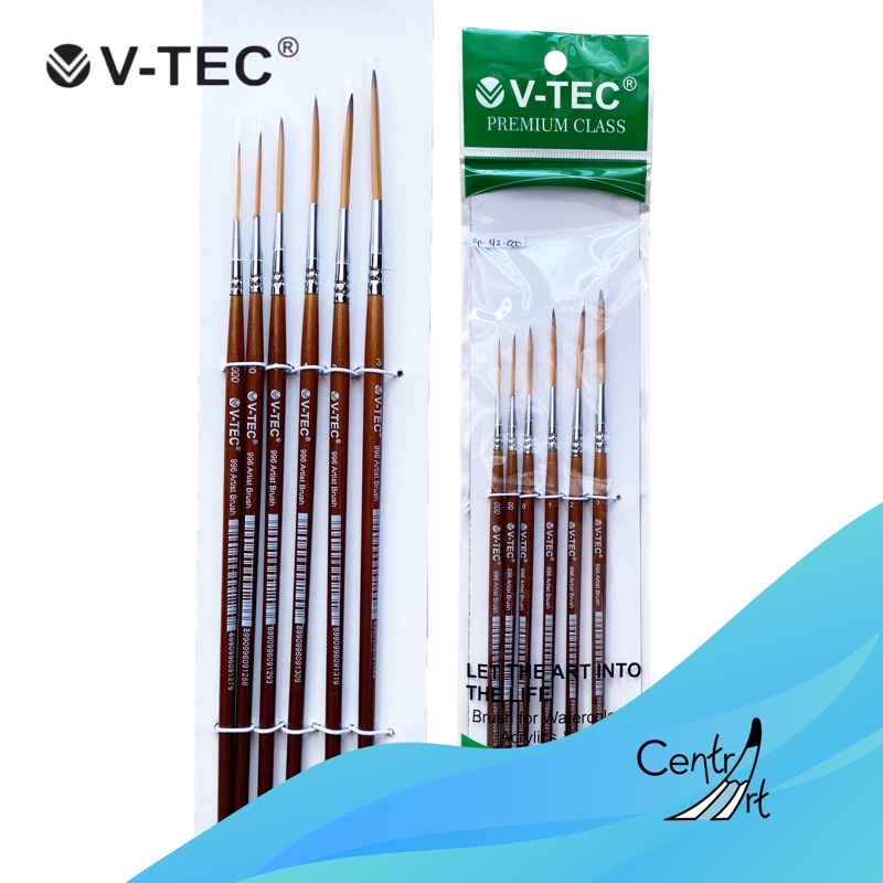 Jual Vtec Kuas Lukis Set / Paint Brush Set / Kuas Lukis Liner / Liner ...