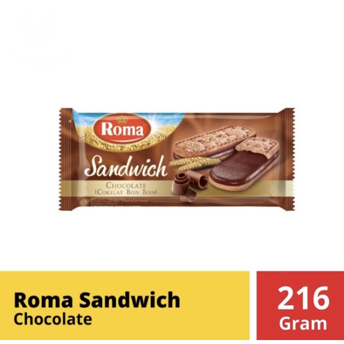 

54ekh Roma Sandwich Coklat 216Gr 216 Gr Cokelat 60J