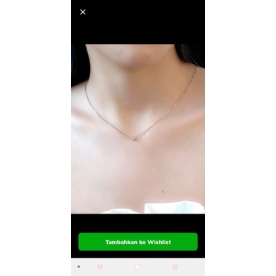 Kalung Rose Gold Kalung Gold Necklace Gold Necklace Rose Gold Kalung Baublebible Kalung Dear Me Prel