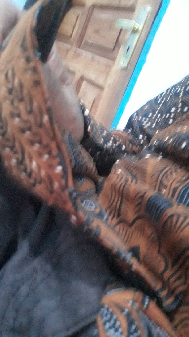 Pari Coklat Panjang Kemeja Batik Pria Full Furing Katun Sragenan