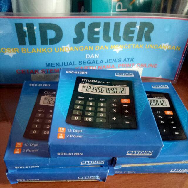 

KALKUKATOR CITIZEN SDC 812BN 12 DIGIT