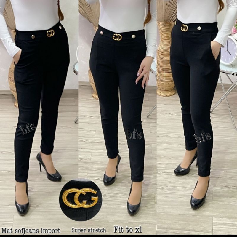 Celana import Soft jeans Wanita 9204 GC