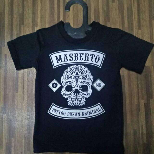 Kaos Masberto Kingdom MK Kids / Baju anak / Kaos anak / Kaos anak Masberto Original
