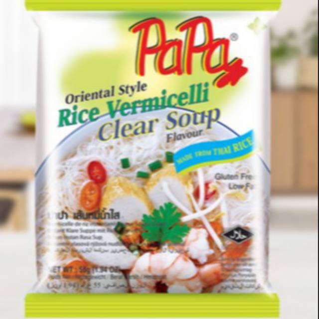 

Papa rice vermicelli - Bihun Clear Soup