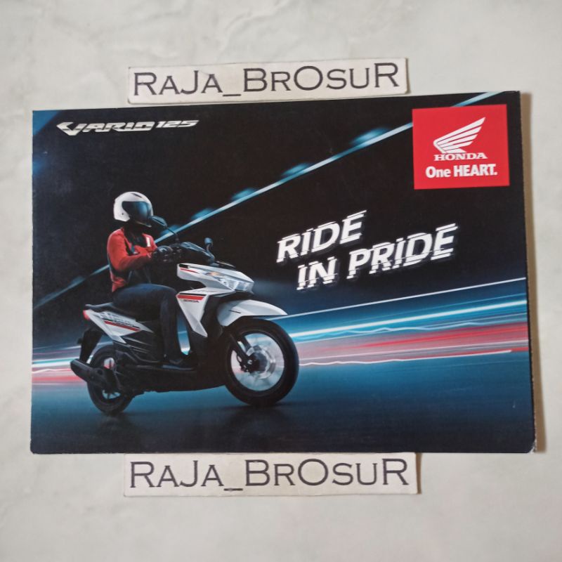 Poster brosur katalog leaflet Honda Vario 125 Vario125/Vario 150 Vario150 2017