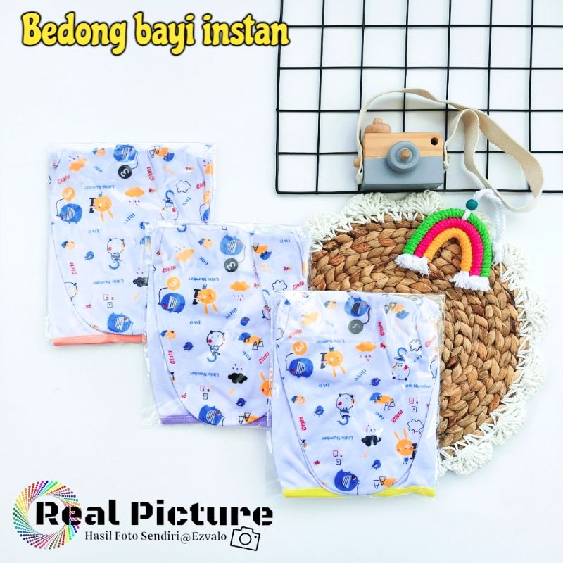 Bedong bayi instan 1 pcs