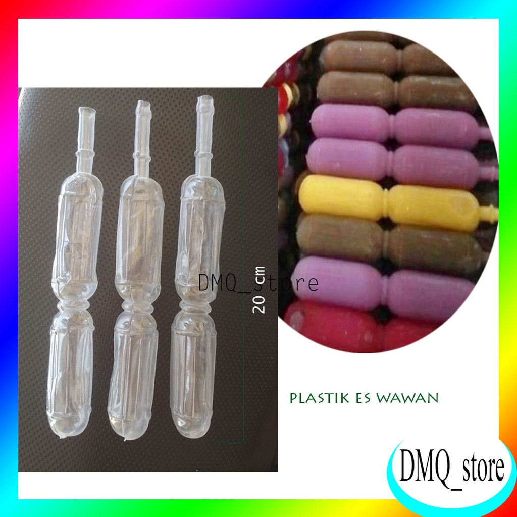 Plastik Es Wawan 100 pcs / Plastik Wawan / Plastik Es / Plastik Pudot / Plastik Es Pensil / Plastik