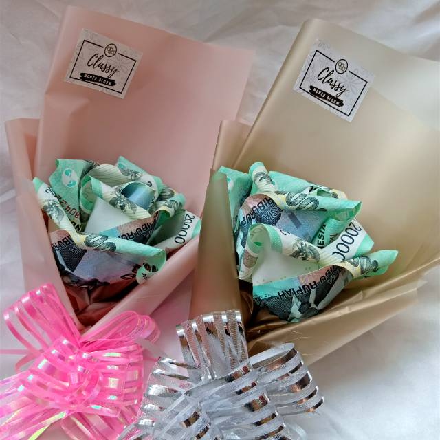 Small Money Roses / Buket Uang Asli / Bunga Uang / Bucket Uang Wisuda Graduation