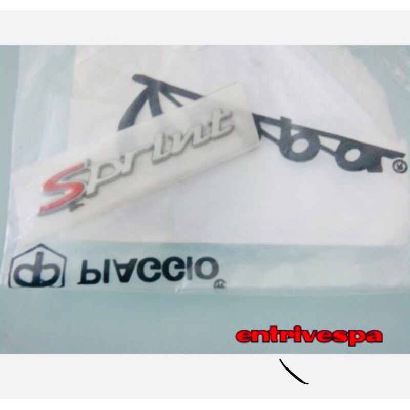 emblem stiker vespa sprint depan original