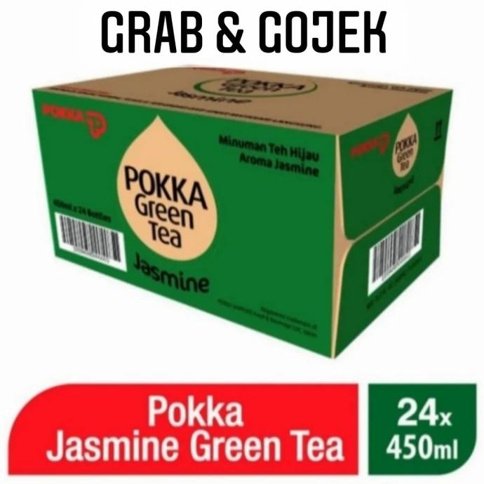 

[ COD ] Pokka Jasmine Green Tea - 450 ML ( 1 Ctn - 24 Btl ) BOOM SALE Kode 755