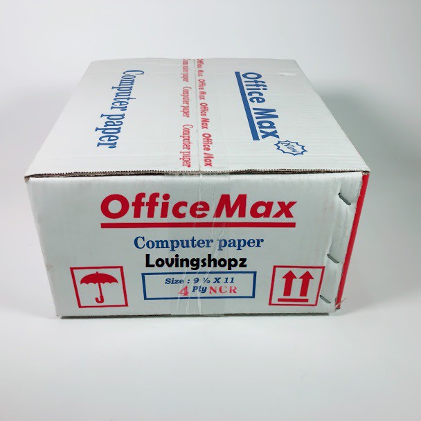 

Continuos Form Office Max 9 1/2 Inch X 11 Inch, 4 Ply