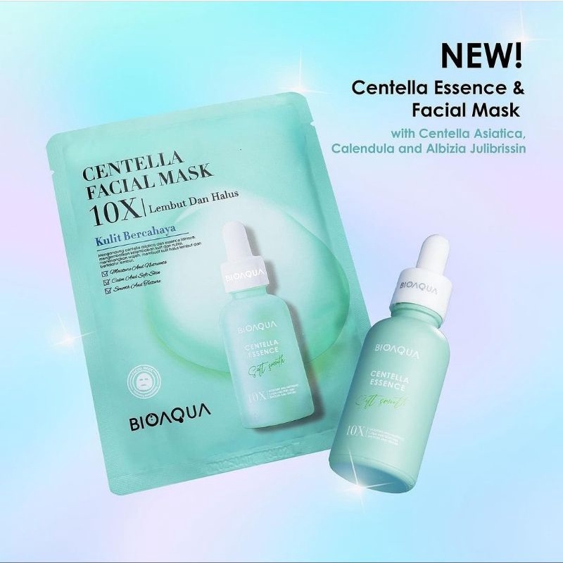 [BPOM] BIOAQUA 10X Essence Mask Brightening Moisturizing Sheet Mask 28ml