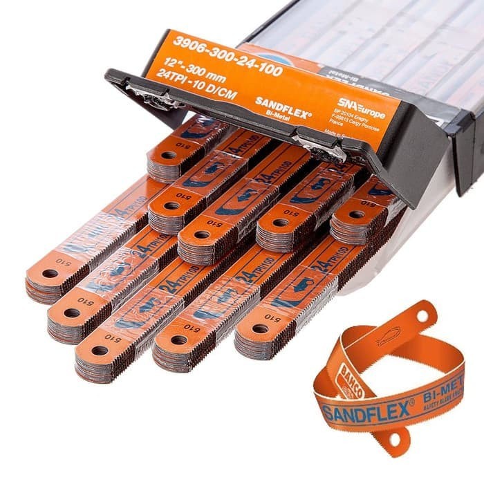 MATA GERGAJI BESI SANDFLEX TERDAPAT 2 UKURAN/MATA GERGAJI BESI ORANGE/MATA GERGAJI BESI BERKUALITAS