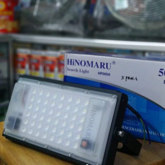 Lampu Sorot LED Flood light HINOMARU 50W LED FLOOD LIGHT 50 Wat Original Tahan Lama