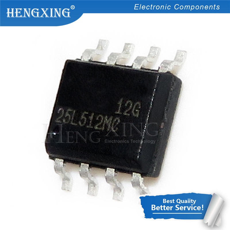 100pcs Sparepart Komponen Elektronik Chip MX25L5121EMC-20G MX25L512MC-12G MX25L5121E MC-20G 25L5121E SOP-8