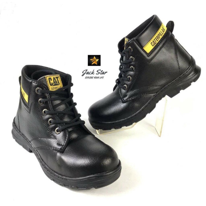 Sepatu Safety Boots Pria Ujung Besi Sepatu Safety Pria Work Safety Boots