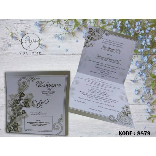 Undangan Pernikahan/Undangan Erba/ERBA8879