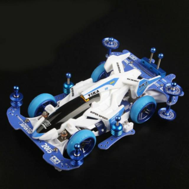 Yika White Red Meteor Rep Shooting Proud Star Putih Merah Mini 4WD Suspensi STO 100 KWS