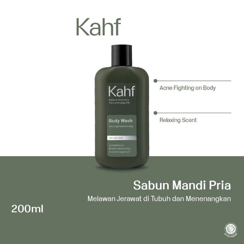 Kahf Energizing Hair and Body Wash-Kahf Body Wash Sabun Mandi Pria